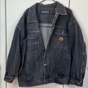 pelle pelle vtg jean jacket sz XXL